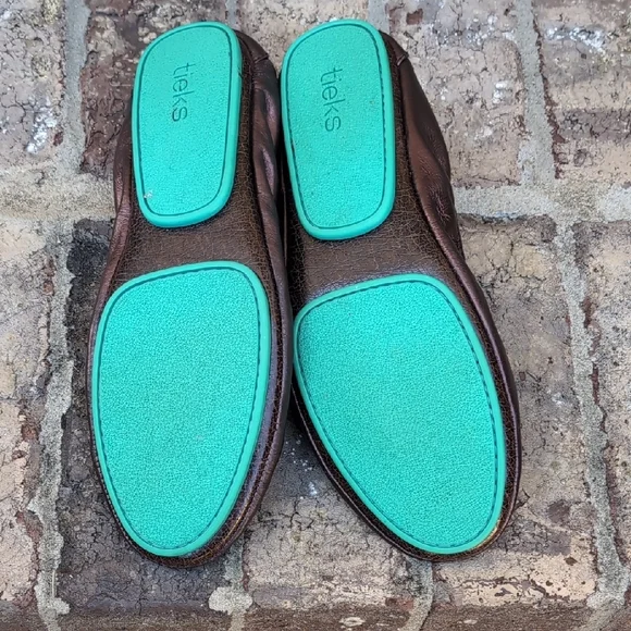 Tieks Chocolate Raspberry Truffle Ballet Flats - Picture 6 of 6